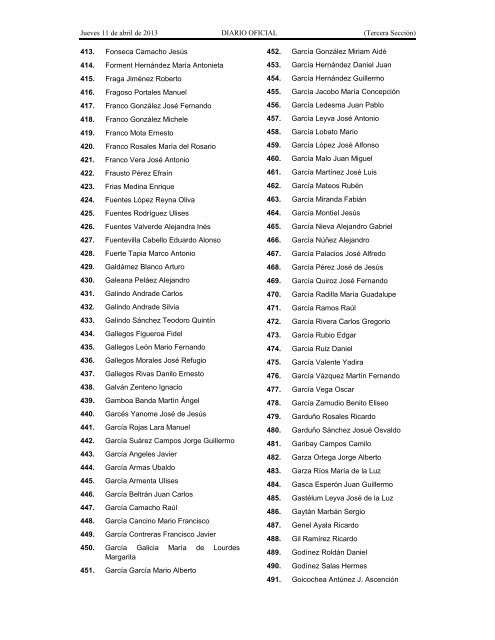 aceptados al 18 interno jueces - Consejo de la Judicatura Federal