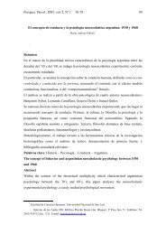 Perspect. Psicol.. 2005, vol. 2, Nº 1 76-78 El concepto de conducta y ...