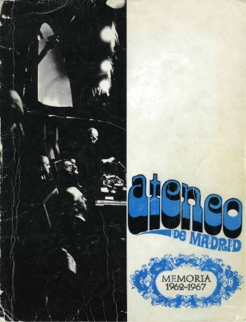Memoria 1962-1967 web.pdf - Ateneo de Madrid