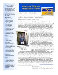 Hospitalero News-Nov 2010 - American Pilgrims on the Camino