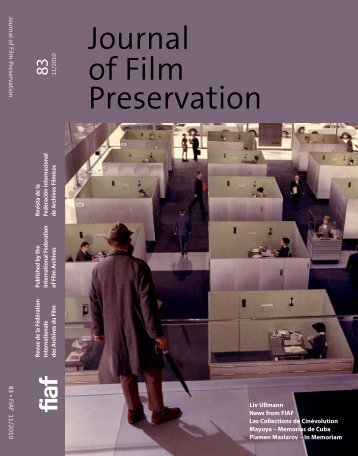 Journal of Film Preservation - FIAF