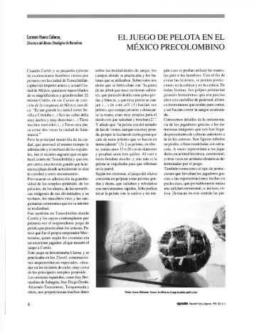 EL JUEGO DE PELOTA EN EL MÉXICO PRECOLOMBINO - apunts