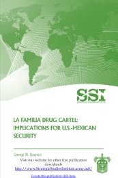 La Familia Drug Cartel - Strategic Studies Institute - U.S. Army