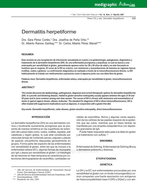 Dermatitis Herpetiforme - Edigraphic.com