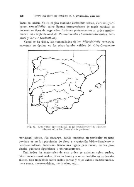 Matorrales y tomillares de la Península Ibérica comprendidos en la ...