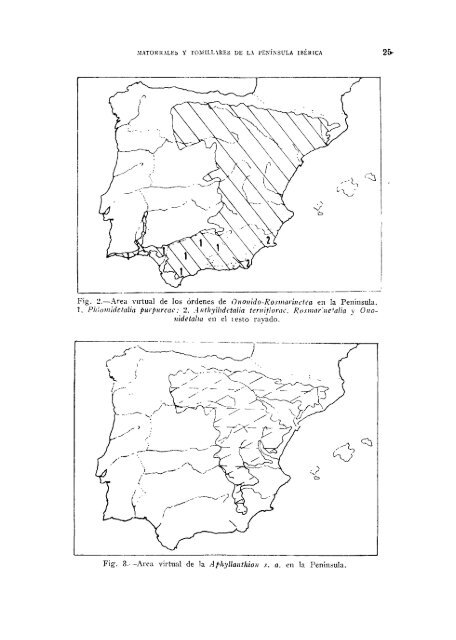 Matorrales y tomillares de la Península Ibérica comprendidos en la ...