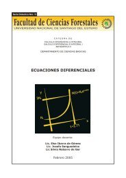 ECUACIONES DIFERENCIALES - FCF UNSE