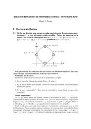 Solución del Control de Informática Gráfica - Noviembre 2010 ... - DAC