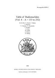 Table of Radionuclides (Vol. 4 – A = 133 to 252) - BIPM