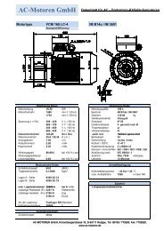 TDB - ACM 160 LC-4 - AC-Motoren GmbH