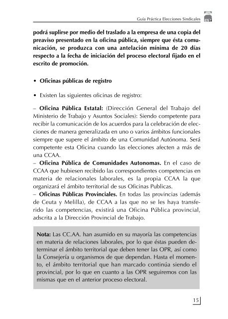 Guía Práctica Elecciones Sindicales - CGT Banesto