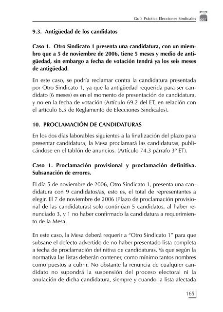 Guía Práctica Elecciones Sindicales - CGT Banesto