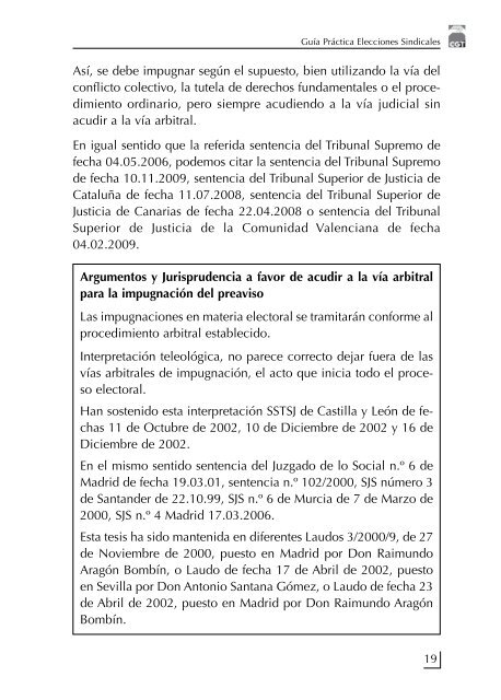 Guía Práctica Elecciones Sindicales - CGT Banesto