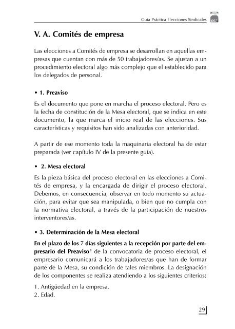 Guía Práctica Elecciones Sindicales - CGT Banesto