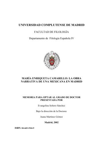 María Enriqueta Camarillo - Biblioteca de la Universidad ...