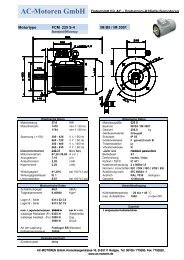 TDB - ACM 225 S-4 - AC-Motoren GmbH