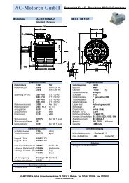 TDB - ACM 160 MA-2 - AC-Motoren GmbH