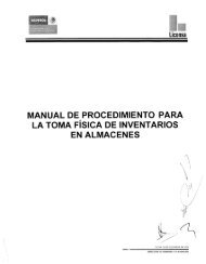 Manual de Procedimiento para la toma Física de ... - Liconsa