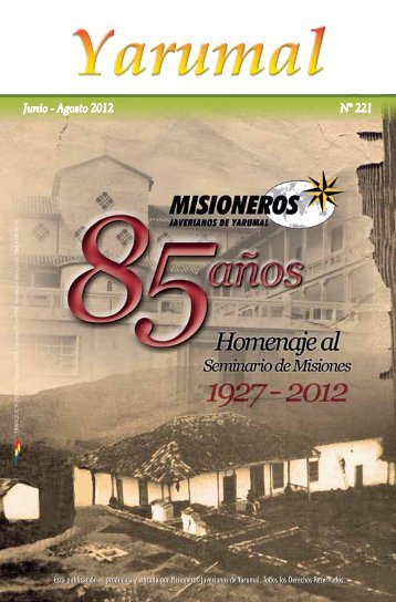 ir a la revista yarumal 221 - Misioneros Javerianos de Yarumal