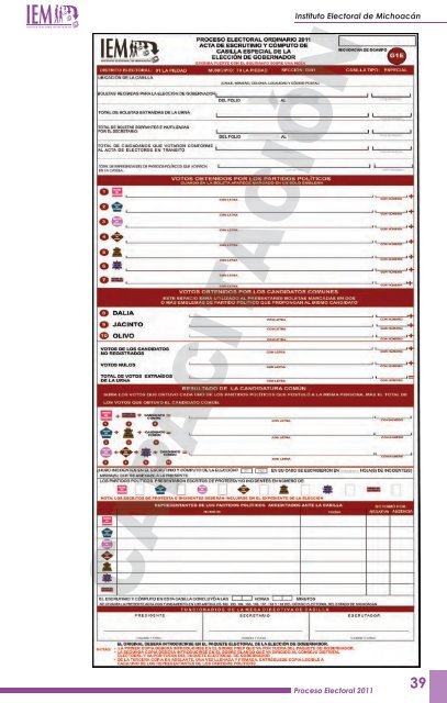 1 - Instituto Electoral de Michoacán