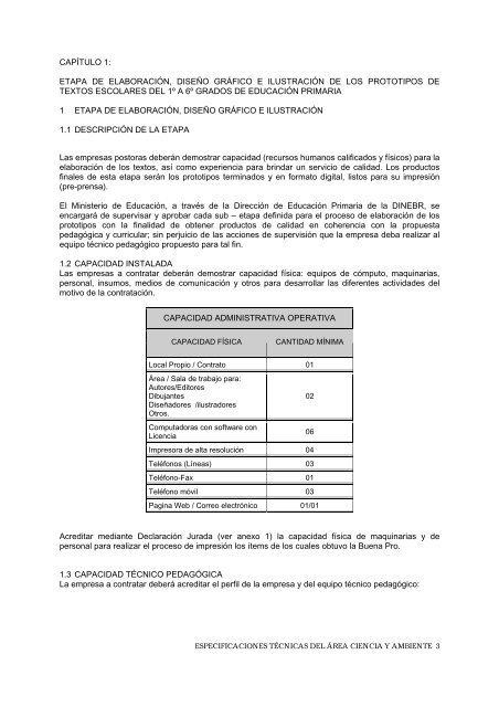 información - Ministerio de Educación