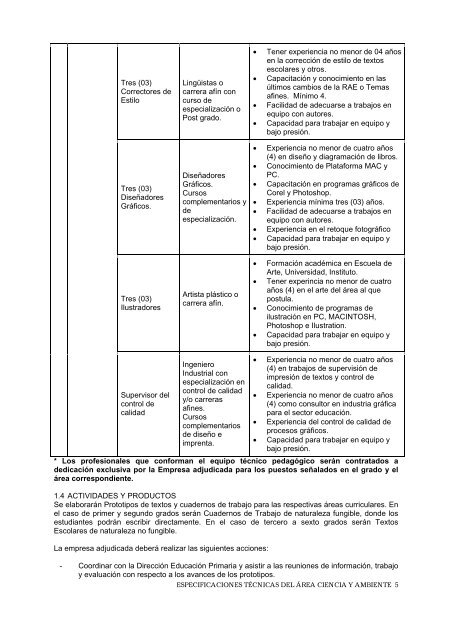 información - Ministerio de Educación