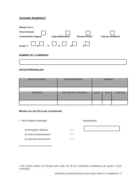 información - Ministerio de Educación