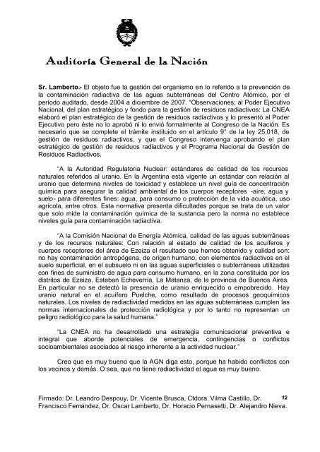 Sesión Ordinaria del 19-08-09 - Auditoría General de la Nación