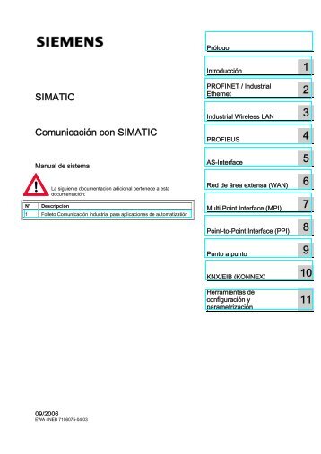 Comunicación con SIMATIC - Siemens