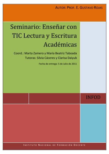 Enseñar con TIC Lectura y Escritura Académicas - Textosenlinea ...