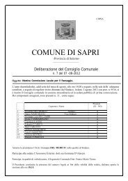 COMUNE DI SAPRI