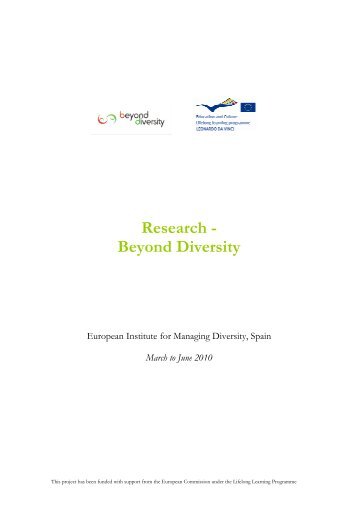 Research - Beyond Diversity - Instituto Europeo para la Gestión de ...