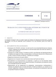 Consigna C002 - Autoridad Portuaria de Valencia