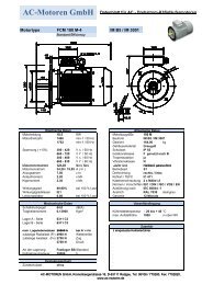 TDB - ACM 180 M-4 - - AC-Motoren GmbH