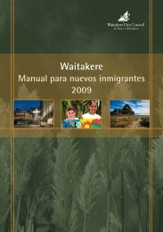 Waitakere Settlers Guide 2009 Spanish Version - Auckland Council
