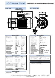 TDB - ACM 160 L-6 - AC-Motoren GmbH