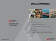 Revista de Regulación en Infraestructura de Transporte - Ositran
