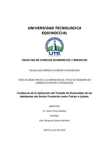 universidad tecnologica equinoccial - Universidad Tecnológica ...