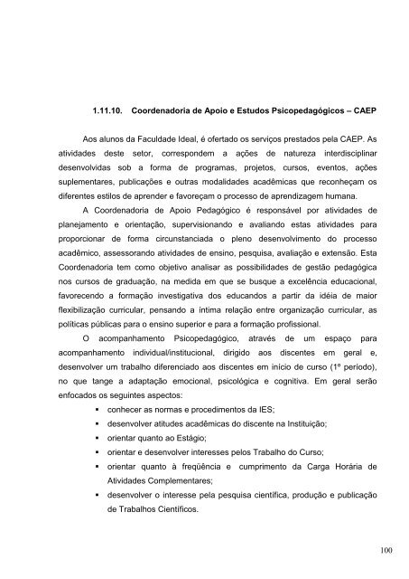 projeto pedagógico curso superior de tecnologia em ... - Grupo Ideal