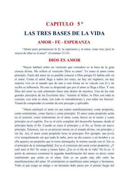 LAS TRES BASES DE LA VIDA - OMRAAM