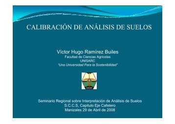 CALIBRACIÓN DE ANÁLISIS DE SUELOS