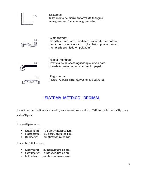 TRAZO DE PATRONES DE CORTINAS Y CENEFAS ... - OIT/Cinterfor