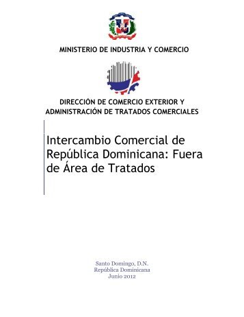 Intercambio Comercial de República Dominicana - Ministerio de ...