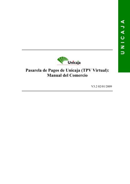 Manual TPV para el comerciante