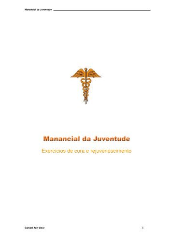 Manancial da Juventude - Home Letras de Ouro