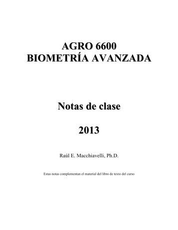 AGRO 5005 - UPRM