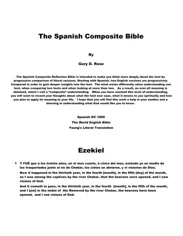 The Spanish Composite Bible Ezekiel - The Composite Bible