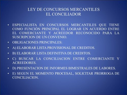 Ley de Concursos Mercantiles