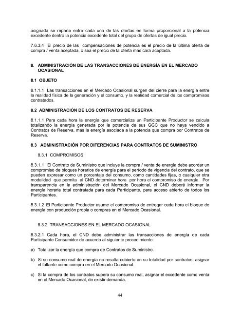 CAMBIOS REALIZADOS A LAS REGLAS COMERCIALES ... - ETESA