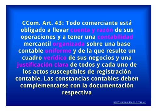 documentación y contabilidad de las sociedades ... - Cursos Allende